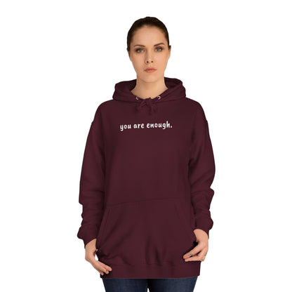 Unisex Hoodie Sweatshirt | Dear Person Behind Me | White Text