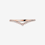 Sparkling Wishbone Ring