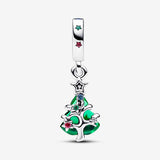 Sparkling Christmas Tree Dangle Charm