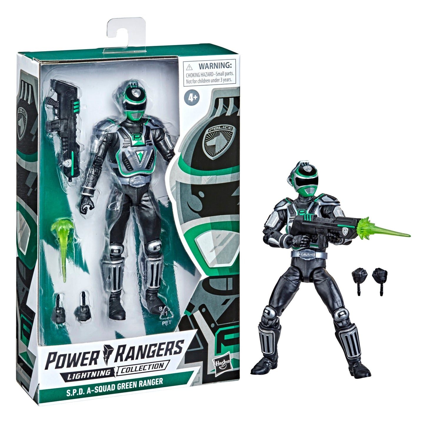 Power Rangers Lightning Collection S.P.D. A-Squad Green Ranger Figure