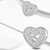 925 Sterling Silver Personalized Love Heart Series Diy Pendant Beads Fit Bracelet Necklace Making Gift Of High Quality Jewelry