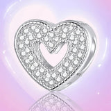 925 Sterling Silver Personalized Love Heart Series Diy Pendant Beads Fit Bracelet Necklace Making Gift Of High Quality Jewelry