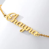 Custom Name Bracelets For Women Custom Love Heart Nameplate Bracelet Trendy Hand Chains Accessories Personalized Custom Jewelry