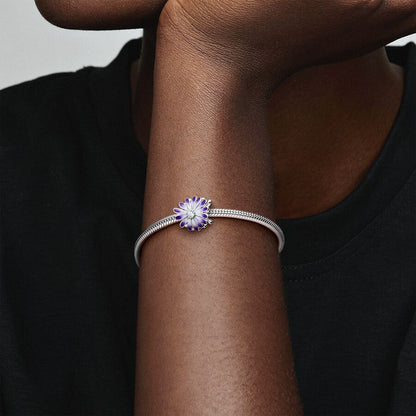 Purple Daisy Charm