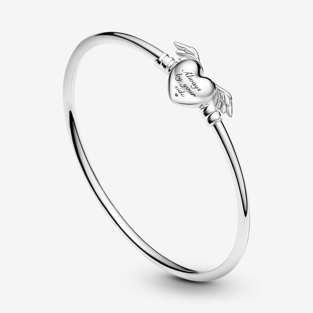 Pandora Moments Winged Heart Bangle